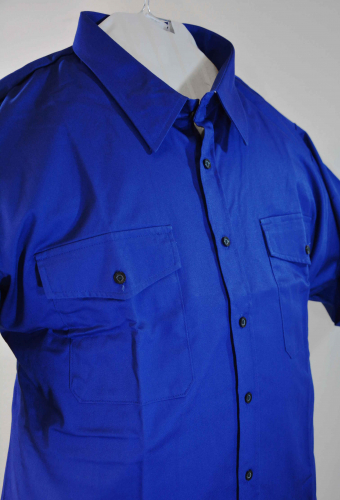 BP Hemd Arbeitshemd kurzarm Herren in knigsblau aus Baumwolle