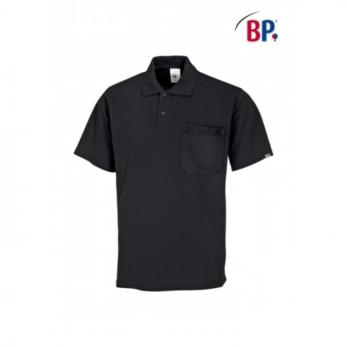 BP Basic Shirt Polohemd Poloshirt fr Sie & Ihn in schwarz