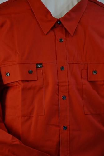 BP Hemd Klassisches Herrenhemd in rot und langen rmeln