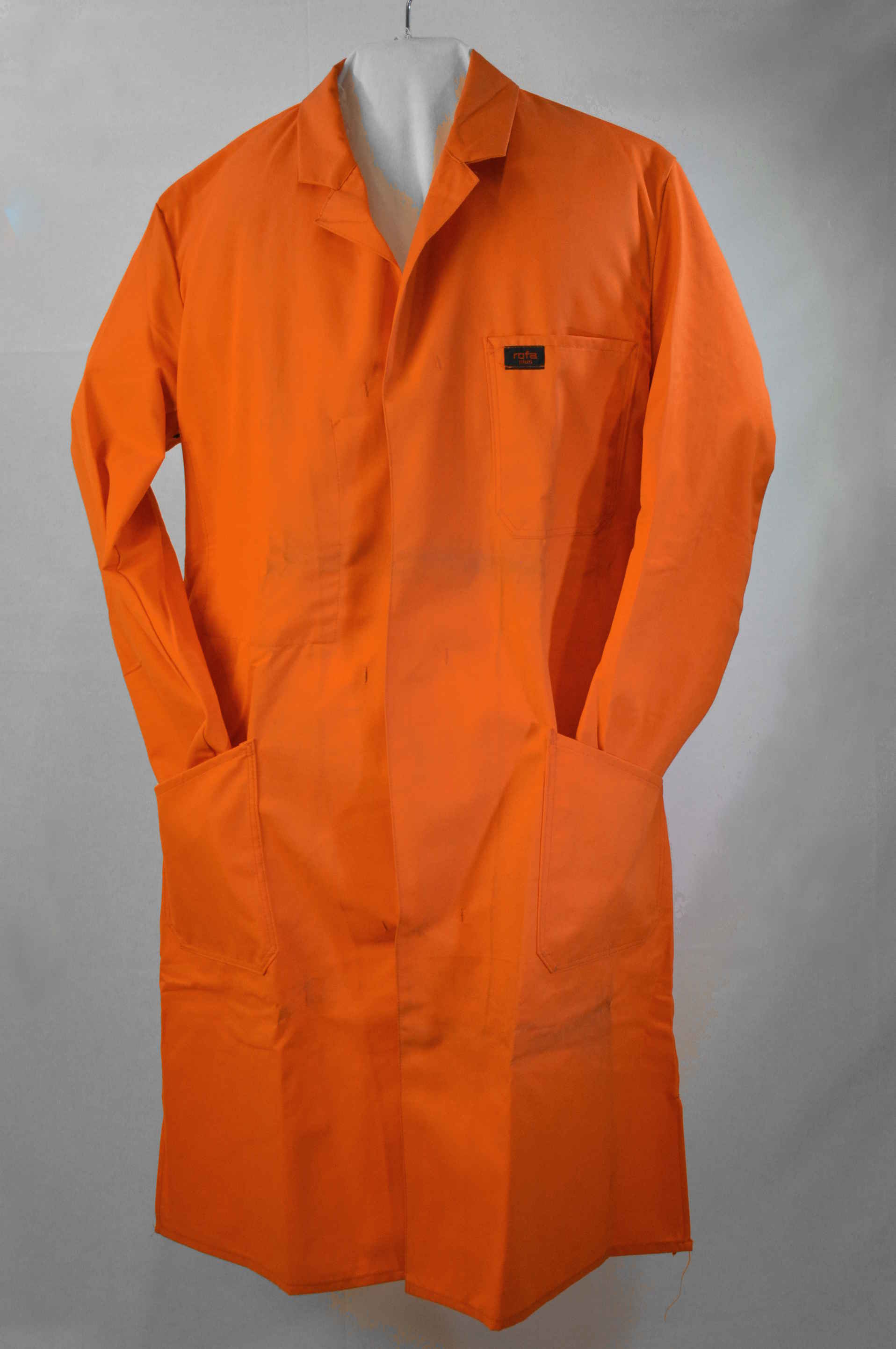 Warnschutz Kittel Arbeitskittel in orange