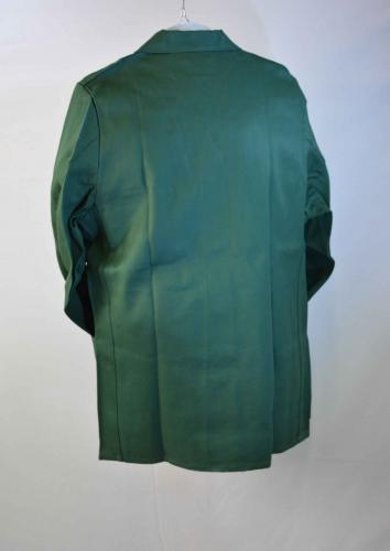 Arbeitsjacke mit Brusttasche in grün aus Baumwolle