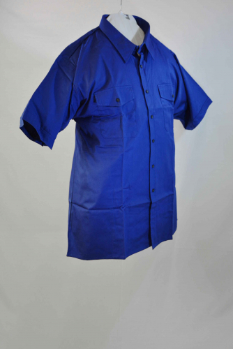 BP Hemd Arbeitshemd kurzarm Herren in königsblau aus Baumwolle