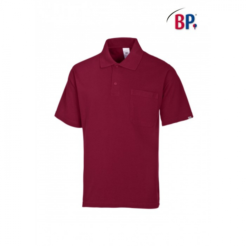 BP Basic Polohemd Poloshirt für Sie & Ihn in bordeaux