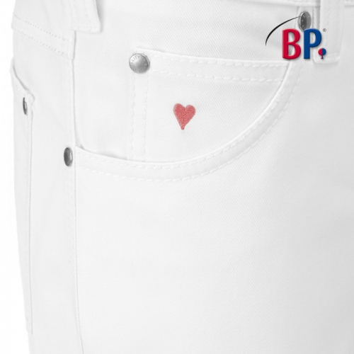 BP Damenjeans Arzthose Damenhose in wei mit Stretch