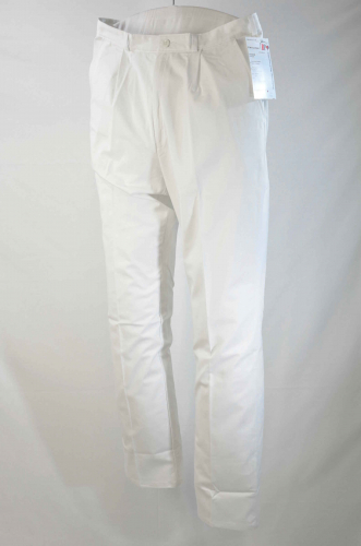BP Arbeitshose Arzthose für Herren in weiß aus Baumwolle
