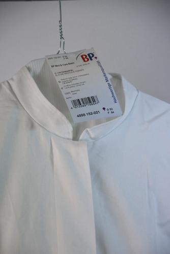 BP Damen Kittel Mantel aus Baumwolle in wei