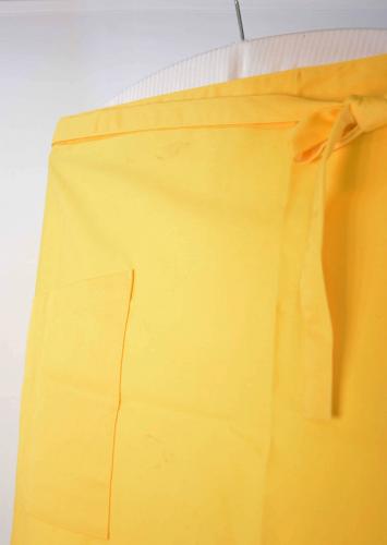 Hiza Gelbe Bistroschrze mit Hfttaschen