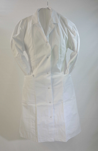 Teamdress Damenkittel Kittel in weiß aus Baumwolle