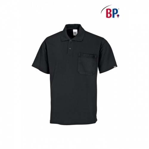 Basic Poloshirt fr Sie & Ihn in schwarz