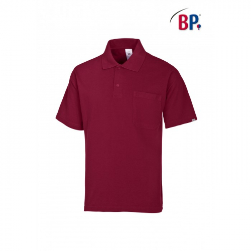 Basic Poloshirt fr Sie & Ihn in bordeaux