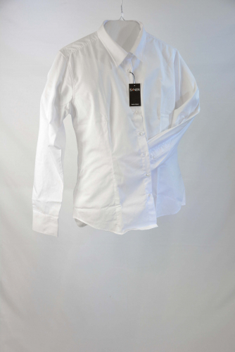Langarm Herren Oberhemd in weiß