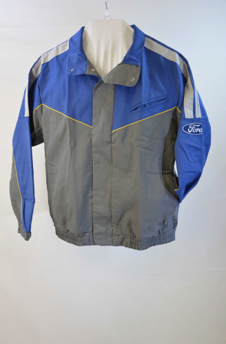 Arbeitsjacke mit Ford-Logo - Farbe: mittelgrau knigsblau - Gre: 54