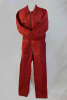 Overall fr Herren in rot mit Kngurutaschen