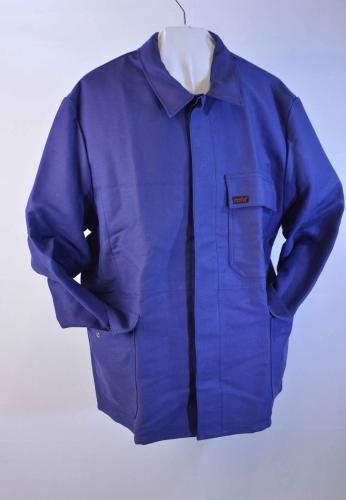 Flammentin Jacke in hydronblau aus Baumwolle