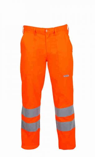 Warnbundhose in leuchtorange Klasse 2