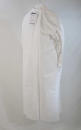 Hiza Damen Kittel Mantel in weiß aus Baumwolle