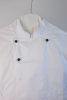 Bäckerjacke Kochjacke Unisex in weiß mit Brusttasche