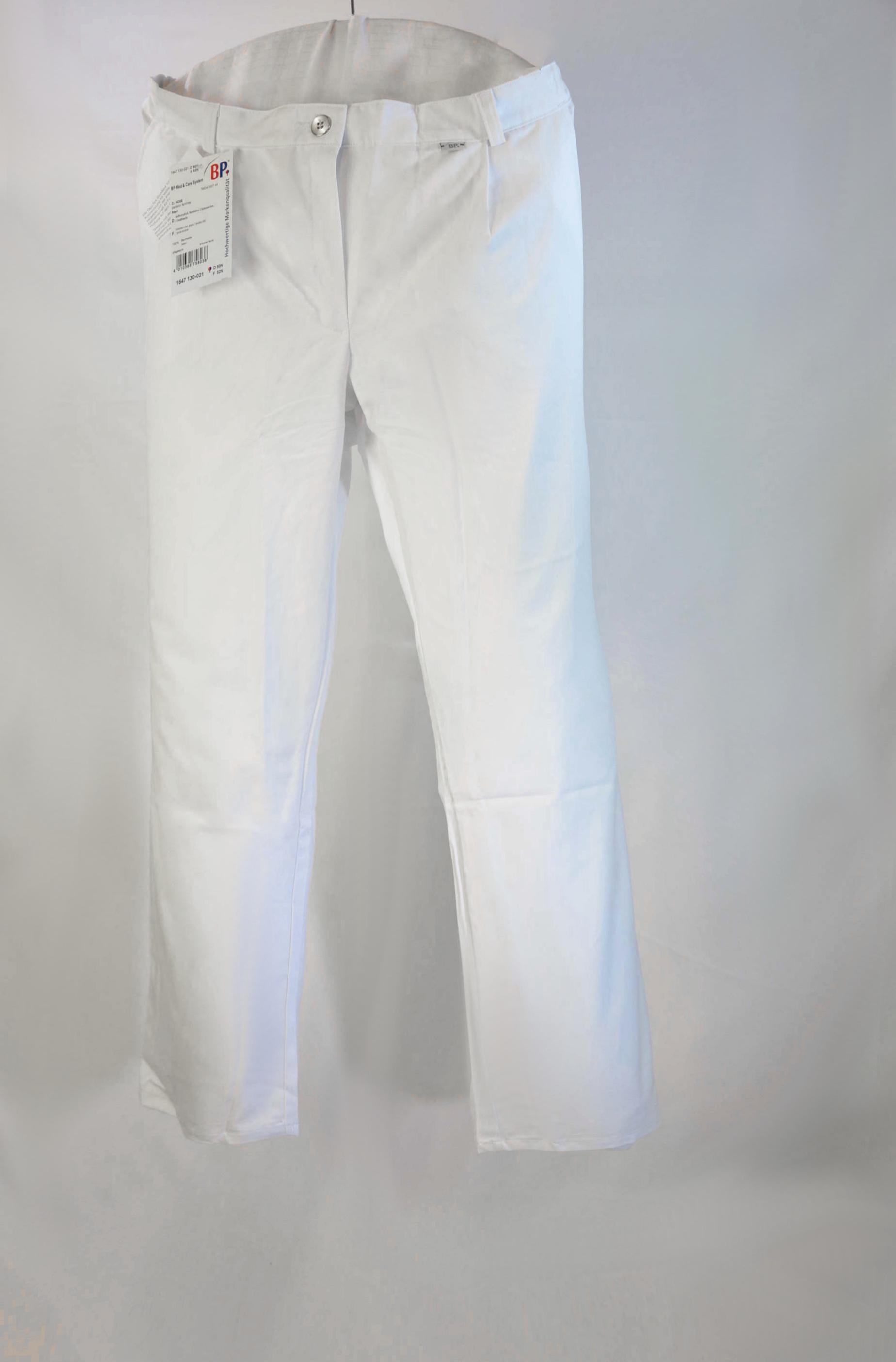 Damenhose Arzthose in weiß aus Baumwolle