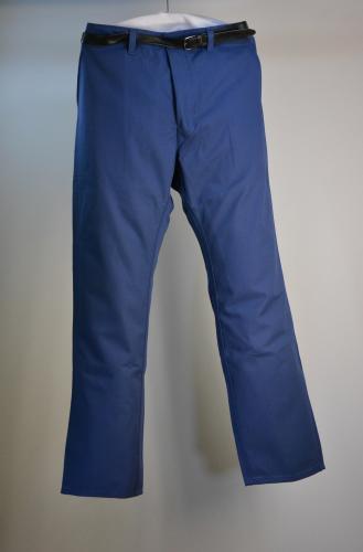 Bundhose mit extra Grtel in stahlblau